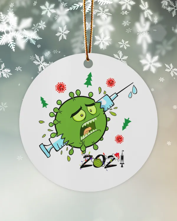 2021 Virus and Vaccine Ornament