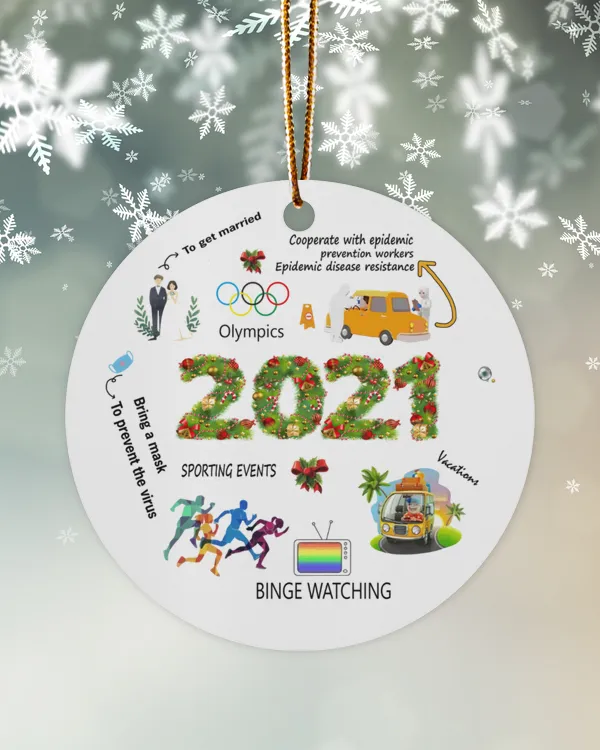2021 The New Normal Ornament