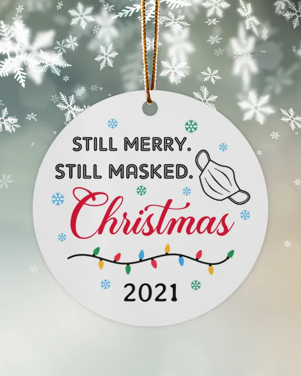 Still Merry Still Masked Christmas, Christmas Ornaments