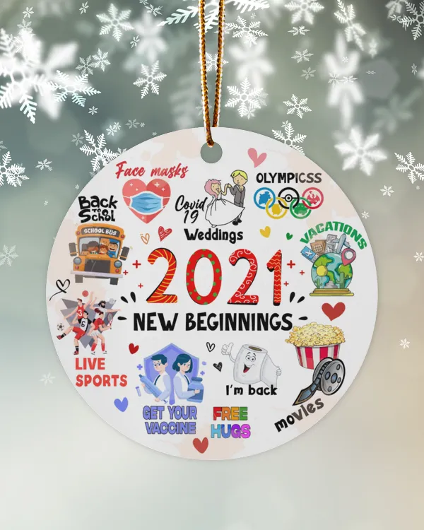 2021 New Beginnings Ornament