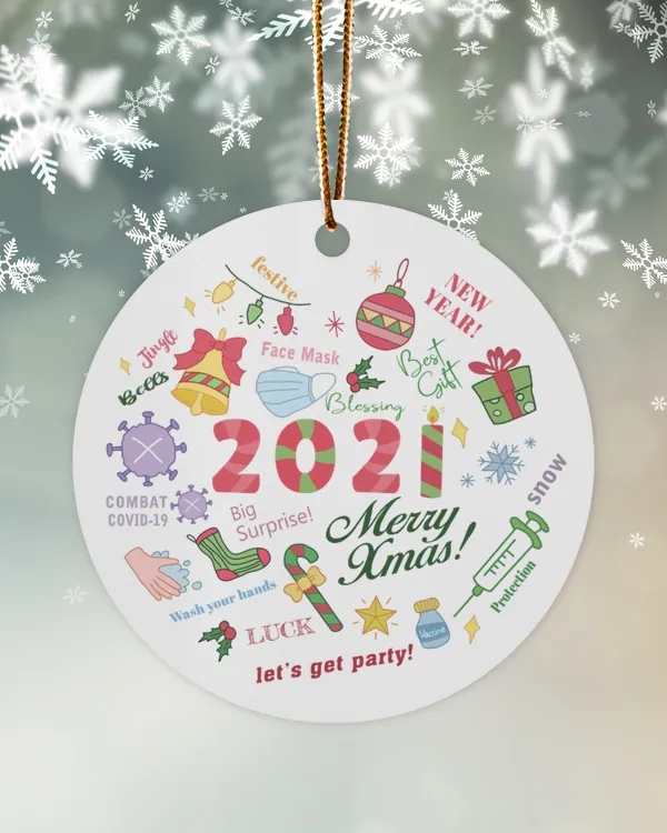 Let's Get Party 2021 Ornament