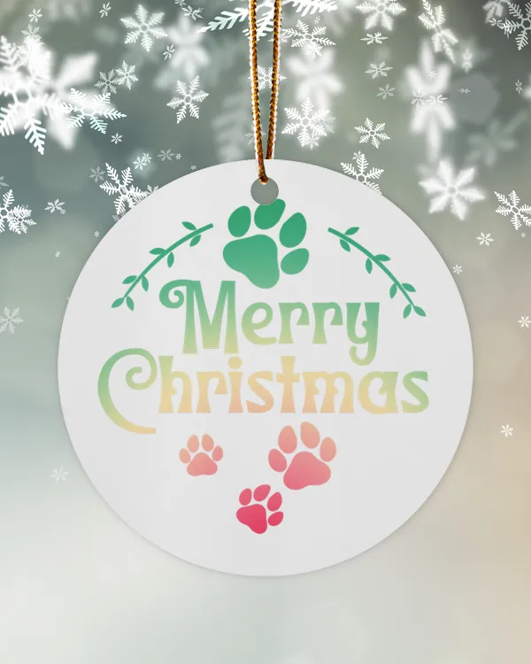 Christmas Ornaments Merry Christmas from your Dogs