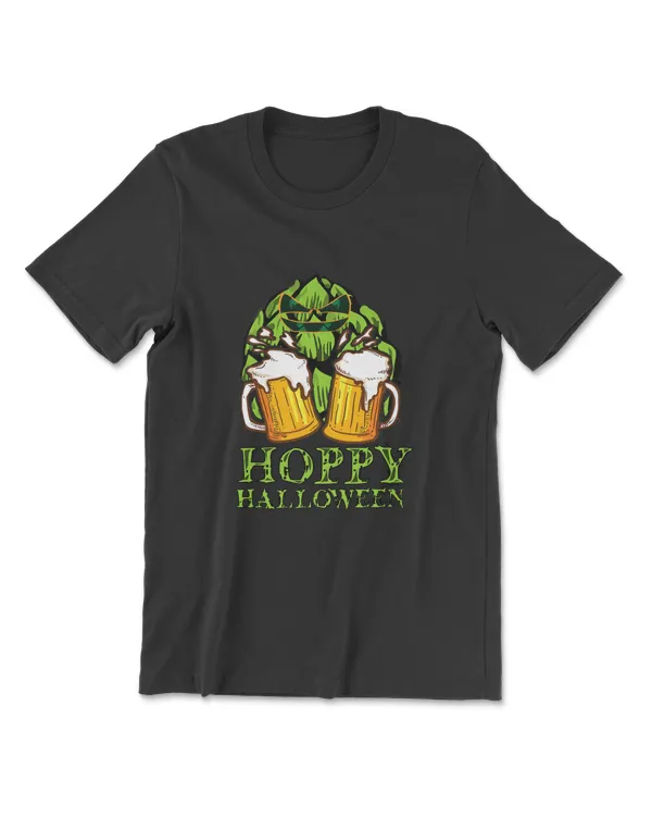 Funny Hoppy Halloween Craft Beer Hops Design T-Shirt