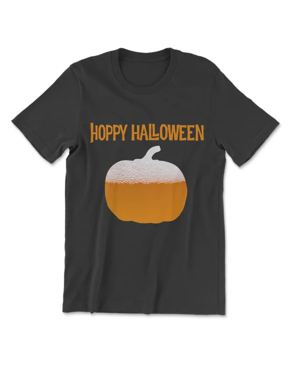 Hoppy Halloween T Shirt funny beer pumpkin party costume tee