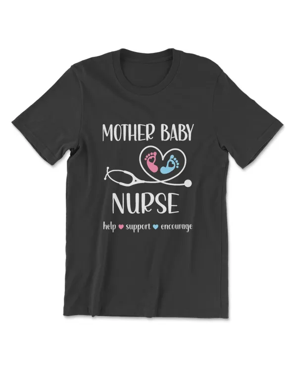 Mother Baby Nurse - Mom Baby Postpartum Nursing Department T-Shirt