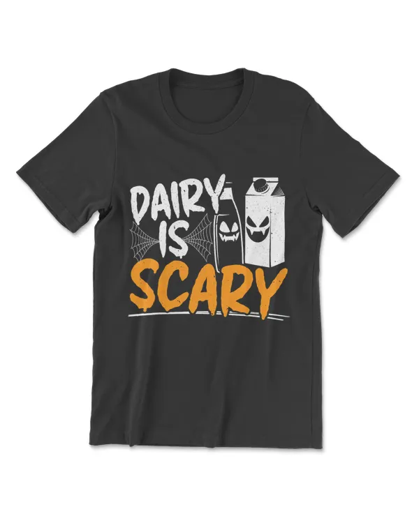Dairy Is Scary Vegan Halloween T-Shirt
