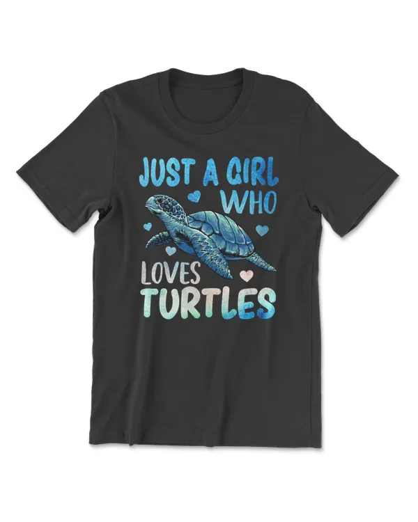 Turtle Cute Sea Watercolor Just A Girl Who Loves Turtles14 sea turtle
