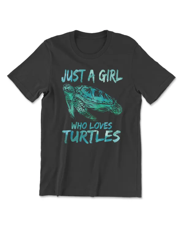 Turtle Cute Sea Watercolor Just A Girl Who Loves Turtles15 sea turtle