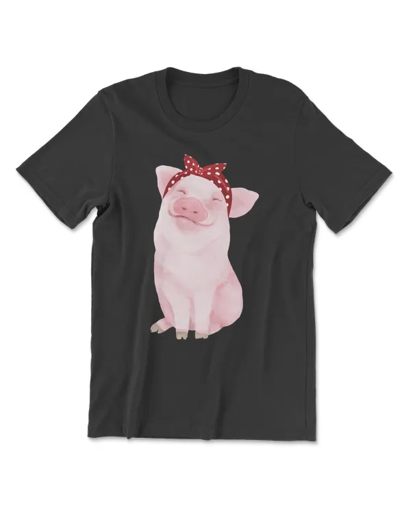 Pig Adorable Pig in a Bandana Funny Pig250 cattle