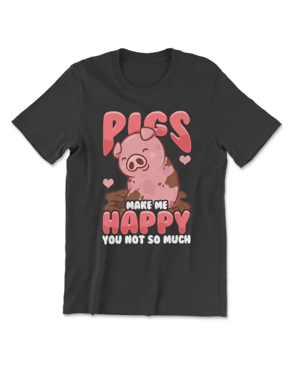 Pig Adorable Pigs Make Me Happy You Not So Much 352 cattle