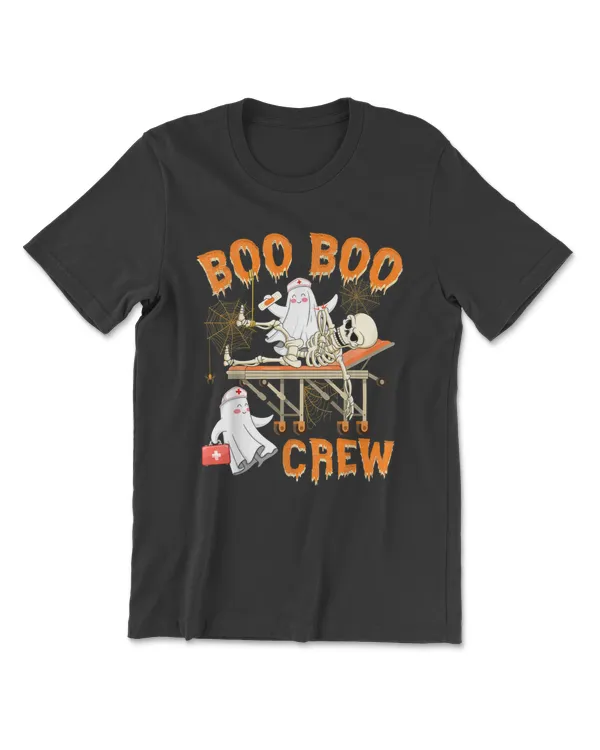 Boo Boo Crew Funny Nurse Halloween Costume Ghost