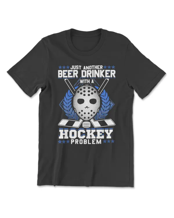 Hockey Beer drinker with hockey problem 291 player