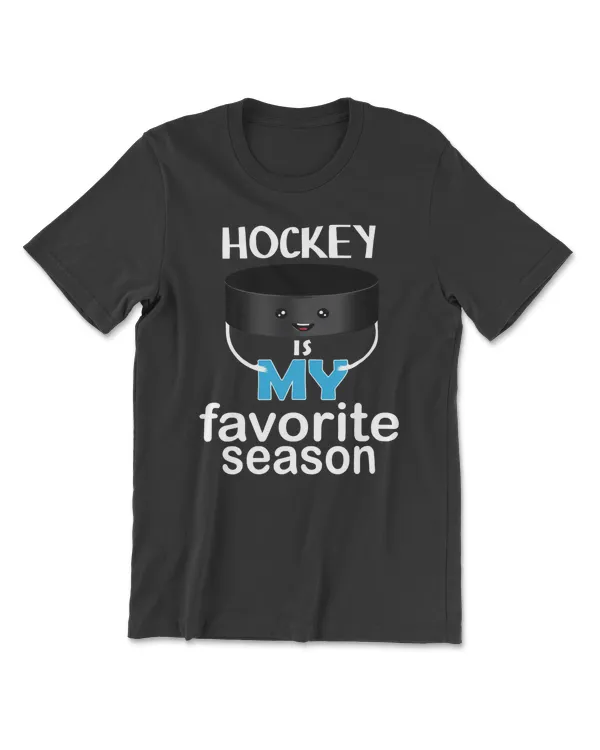 Hockey Cute Saying Hockey is my Favorite Season Graphic for Hockey Lover659 player