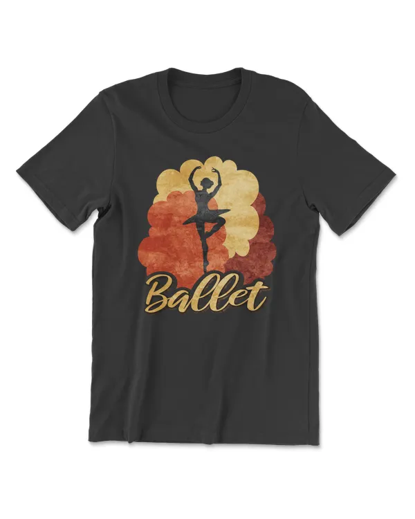 Ballet Dancer Ballerina Retro Design 73 dance