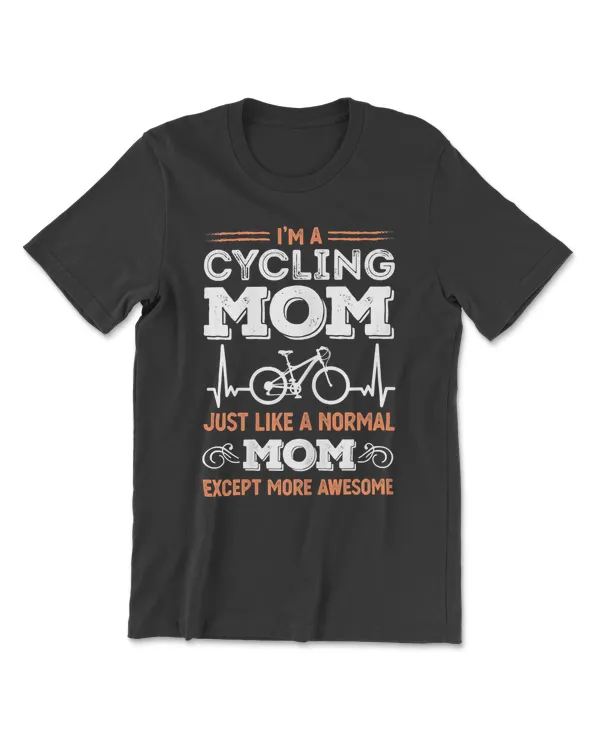 Cycling Cycling Mom Funny Bicycle Heartbeat 72 Bicycle