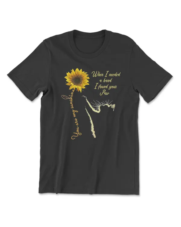 Cat Cat And Sunflower Meaningful Quote 478 paws
