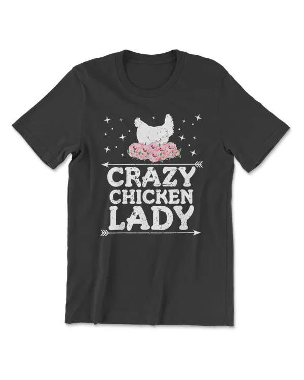 Chicken Crazy Lady Vintage FarmerPoultry Lover 344 hen rooster