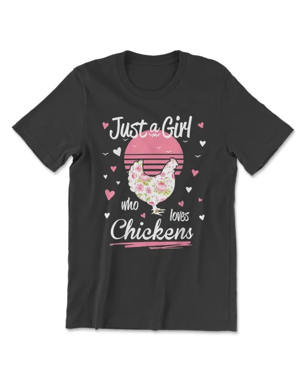 Chicken Just A Girl Who Loves Chickens 30 hen rooster