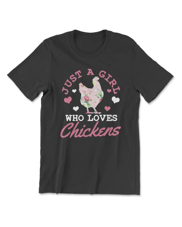 Chicken Just A Girl Who Loves Chickens 262 hen rooster