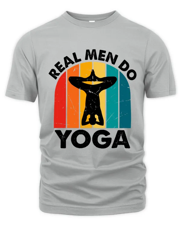 Real Men Do Yoga retro vintage | gift for Father's day and yoga lovers