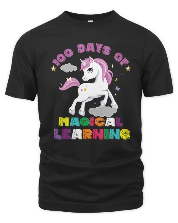 Teacher 100 days of school funny magical learning unicorn Gift 213 class teaching