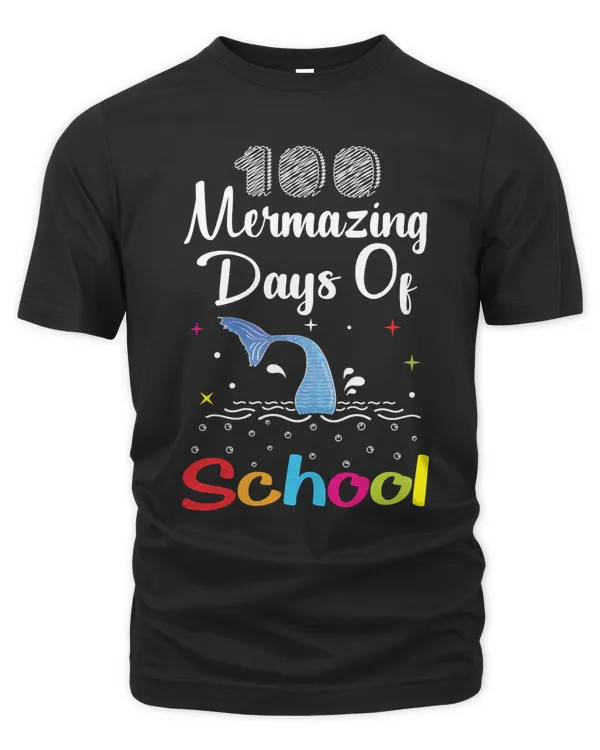 Teacher 100 Mermazing Days of School Mermaid Student Teachers Kids 180 class teaching
