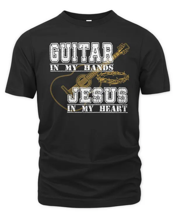 Christian 2021 guitar in my hands Jesus in my heart Gift For Friend Gift For Girlfriend Gift For BoyfriendClprayer