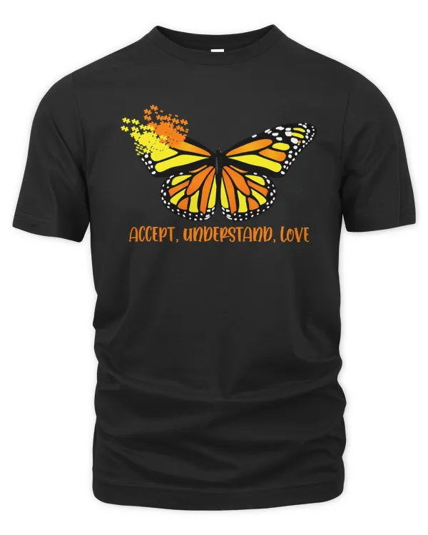 Autism Awareness Butterfly Accept Understand Love autistic