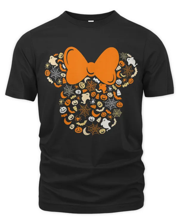 Mouse Halloween Ghosts Pumpkins Spiders T-Shirt