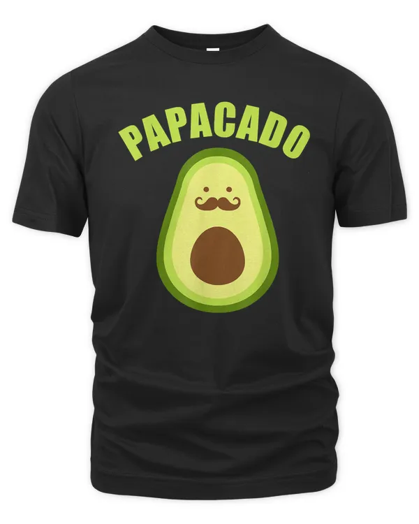 papacado funny gift for new dad baby annoucement t-shirt