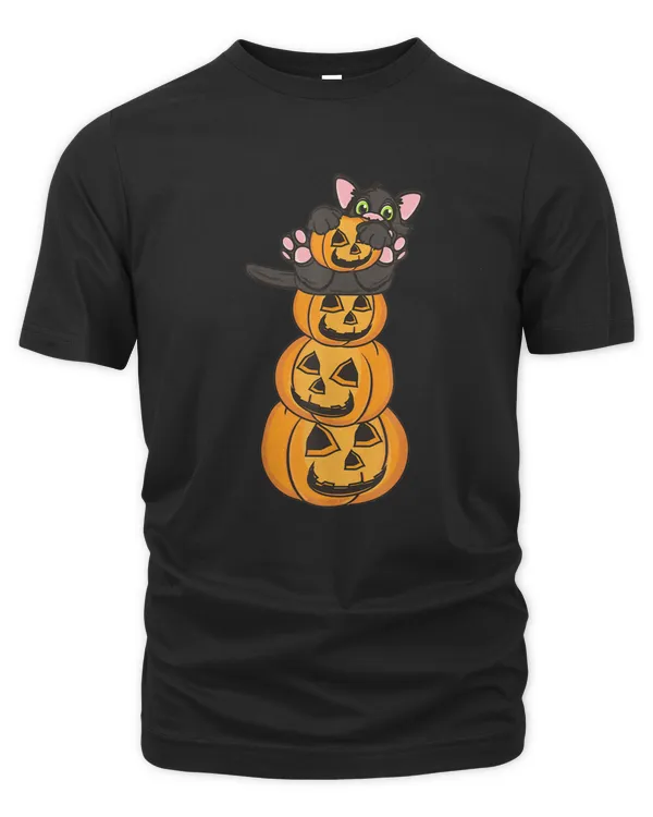 Cutest Pumpkins Cat Adult Scary T-Shirt