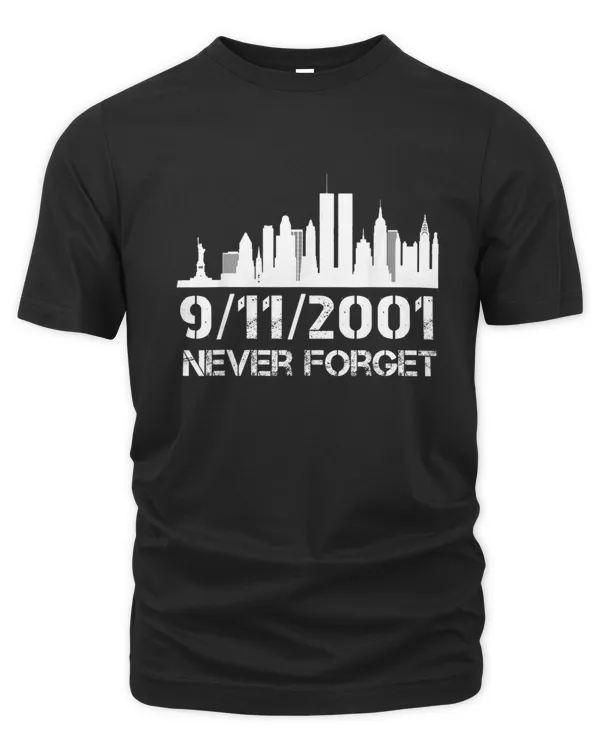 Never Forget 9/11 20th Anniversary Patriot Memorial Day T-Shirt