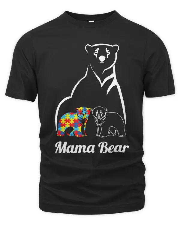 Bear Autism Awareness Mama BearMom Love 533 Polar panda