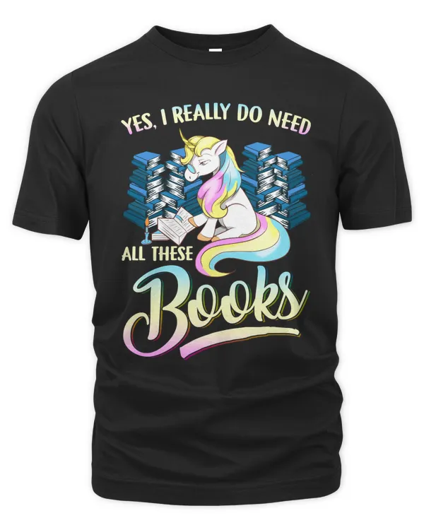 Book Unicorn Yes I Need All These Books 367 booked
