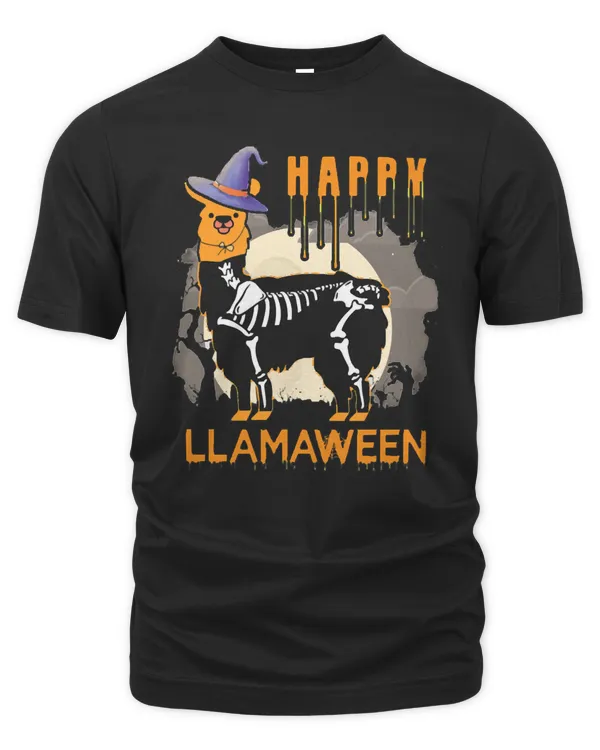 Halloween Happy Llamaween funny llama costume410 Pumpkin