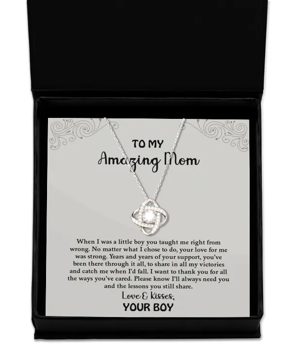 To My Amazing Mom - Necklace For Mom