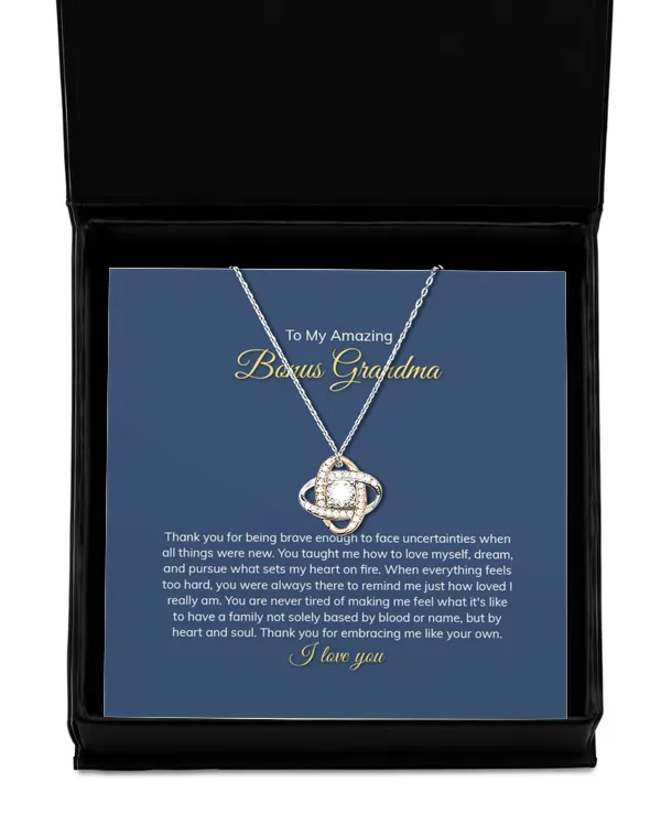 Love Knot Rose Gold Necklace