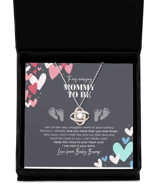 Love Knot Rose Gold Necklace