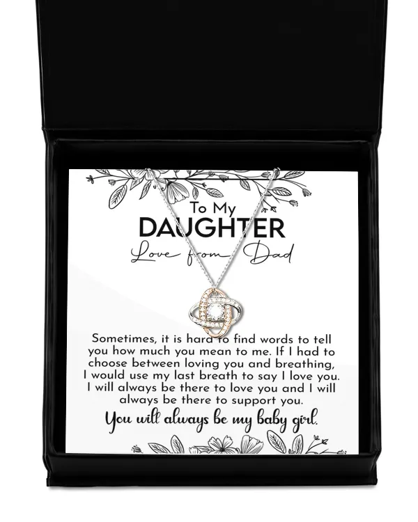 Daughter Gift from Dad, Father Daughter Necklace, Dad to Daughter Birthday Gift, Graduation Gift For Daughter, To My Daughter Jewelry Gifts