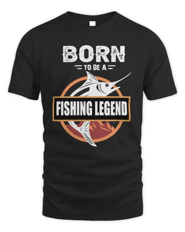 Fishing Born To Be A Fishing Legend stickers 40 fisher