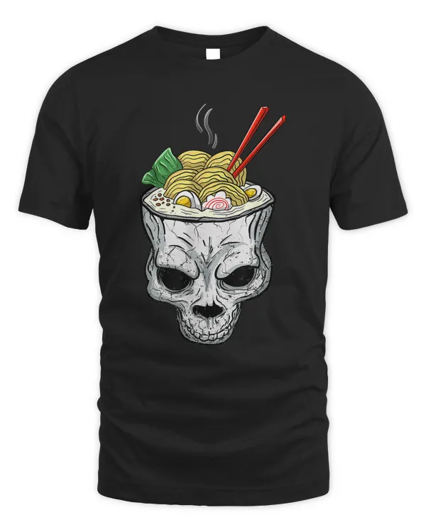 ramen brain skull  cute love japanese food funny japan gift t-shirt
