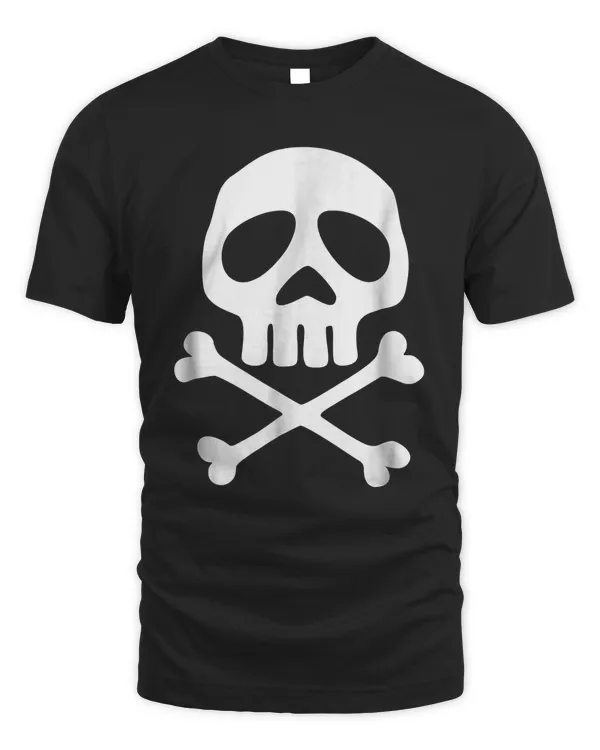 skull space pirate captain party festival halloween t-shirt