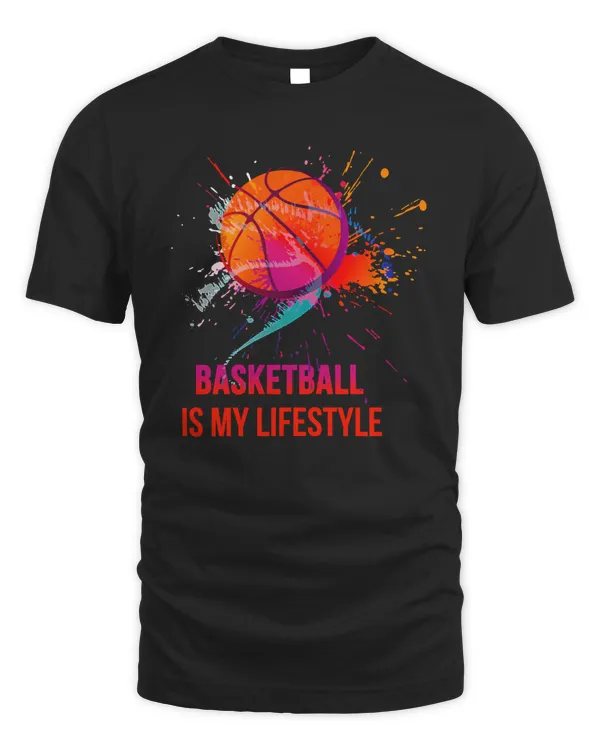 Basketball Basketball Is My Lifestyle Watercolor Basketball Ball Drawing Basketball Lovers basket