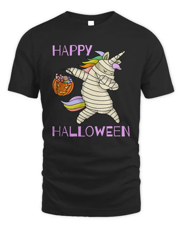 Halloween Dabbing Unicorn Mummy boo