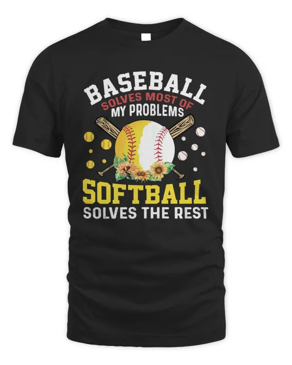 Softball Baseball solves most of my problems softball TTA 163 softball player