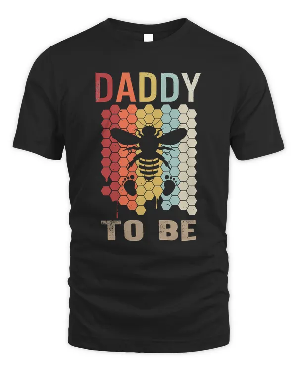 Father Daddy To Be Pregnancy Announcement Tee Fathers Day From Wife Daddy To Bee First 2 dad