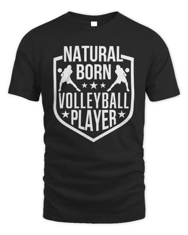 Volleyball Natural Born Player Funny628 coach