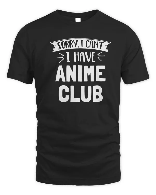 Anime Club T-Shirt for Girls, Women, Boys &amp; Men