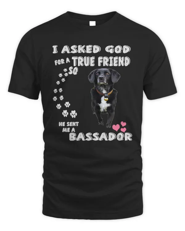 Dog Cute Bassador Gifts, Bassador Dog Mom Dad, Black Bassador dog lover