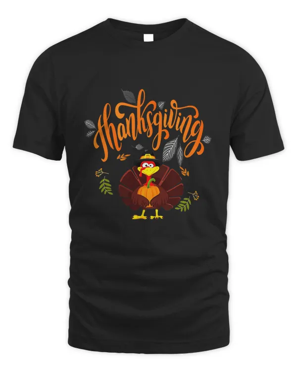 Funny thanksgiving run like a turkey women men kids teens T-Shirt